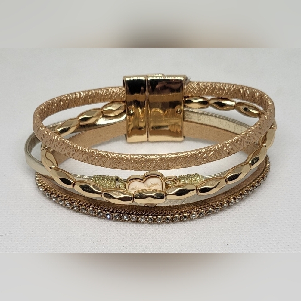 Elegant Gold-Tone Bracelet Set